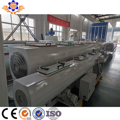 55Kw PVC Pipe Extrusion Line Wasted Water And Sewage Pipe Double Screw Extrusion Machine