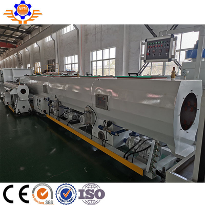 55Kw PVC Pipe Extrusion Line Wasted Water And Sewage Pipe Double Screw Extrusion Machine