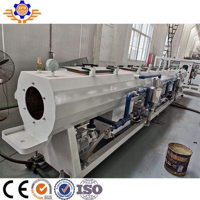 55Kw PVC Pipe Extrusion Line Wasted Water And Sewage Pipe Double Screw Extrusion Machine