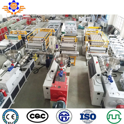 PVC ASA Three Layers Plastic Tile Extrusion Line Glazed Roof Tile Making Machine